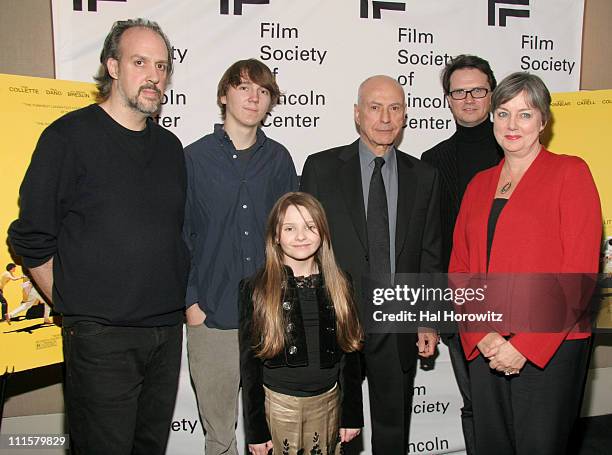 Kent Jones, Paul Dano, Abigail Breslin, Alan Arkin, and Fox Searchlight Executives