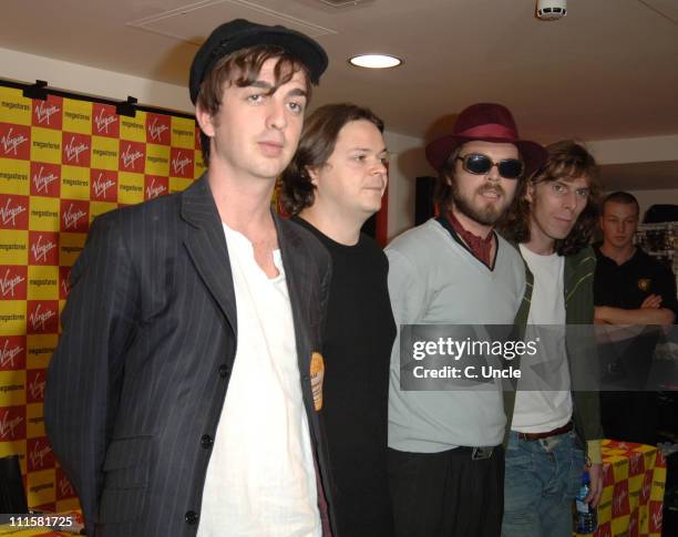 Danny Goffey, Mick Quinn, Gaz Coombes and Rob Coombes of Supergrass