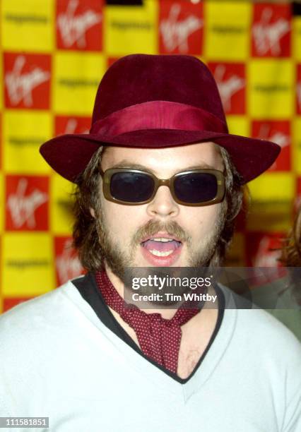 Gaz Coombes of Supergrass attending a signing for theor new album Road to Rouen at Virgin Megastore in London. Ph Tim Whitby/Wireimage