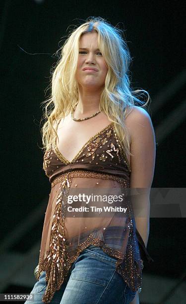 Joss Stone during V Festival 2005 - Chelmsford - Day Two - Show at Hylands Park in Chelmsford, Great Britain.