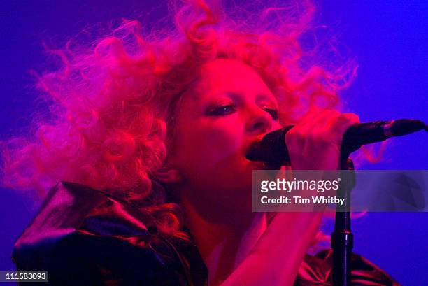 Alison Goldfrapp of Goldfrapp during V Festival 2005 - Chelmsford - Day Two - Show at Hylands Park in Chelmsford, Great Britain.