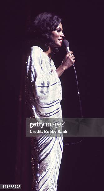 Diana Ross in concert at Palace Theater June 14, 1976