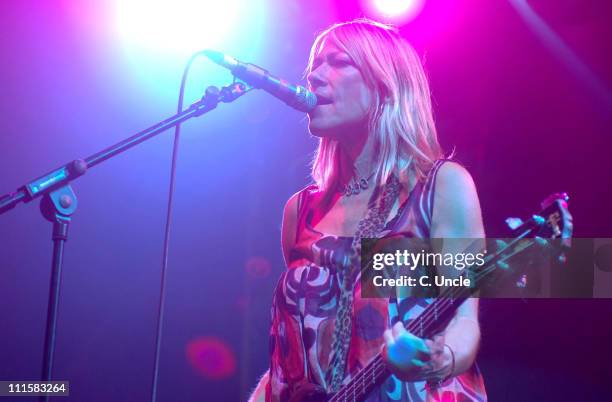 Kim Gordon of Sonic Youth during V Festival 2005 - Weston Park - Day Two at Weston Park in Lichfield, Staffordshire, Great Britain.