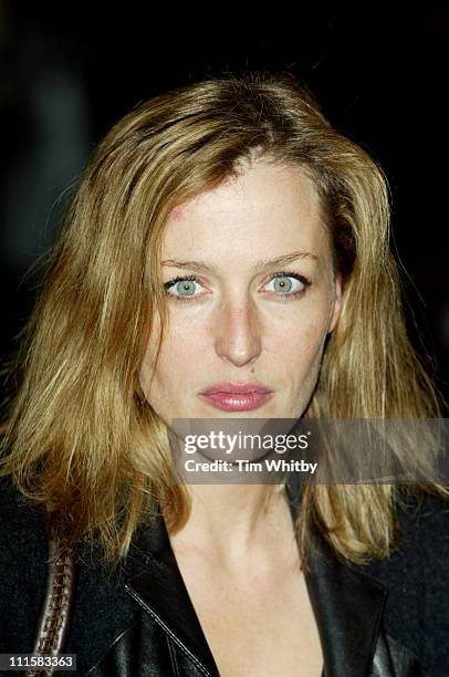 Gillian Anderson during George Michael's "A Different Story" Gala London Screening - Outside Arrivals at Curzon Mayfair in London, Great Britain.