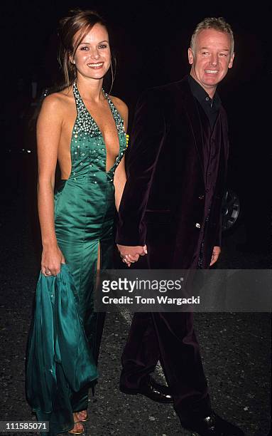 Amanda Holden and Les Dennis during The National Television Awards - October 10, 2000 in London, Great Britain.