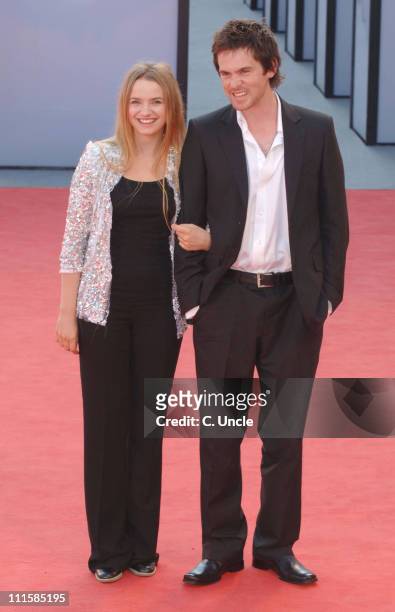 Sara Forestier and Tom Riley during The 63rd International Venice Film Festival - "Quelques Jours En Septembre" Premiere at Palazzo Del Cinema in...