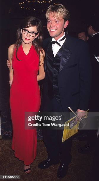 Anna Friel and Darren Day during Anna Friel at The Biritish Music Industry Awards in London, Great Britain.