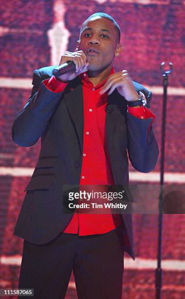 Reggie Yates during Comic Relief Does Fame Academy - March 5, 2005 at Lambeth College in London, England, Great Britain.