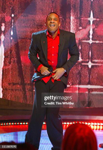 Reggie Yates during Comic Relief Does Fame Academy - March 5, 2005 at Lambeth College in London, England, Great Britain.