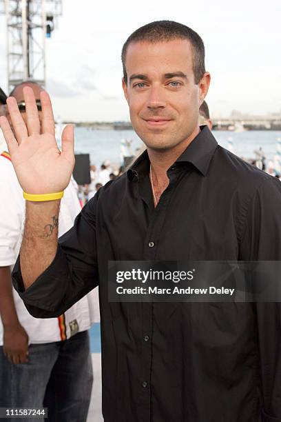 Carson Daly during 2005 MTV Video Music Awards - Arrivals at American Airlines Arena in Miami, Florida, United States.