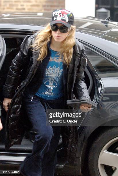 Madonna during Madonna Sighting in London - January 8, 2007 in London, Great Britain.