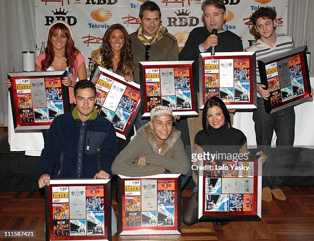 Rebelde during RBD Rebelde Press Conference in Madrid - January 8, 2007 at Palace Hotel in Madrid, Madrid, Spain.