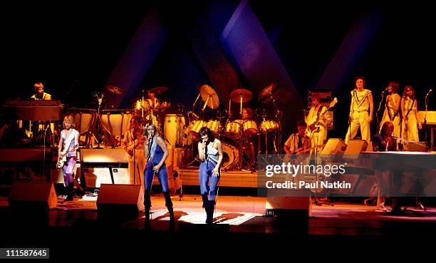 Abba in concert during Abba in Concert - September 30, 1979 at Auditorium Theater in Chicago, Illinos, United States.