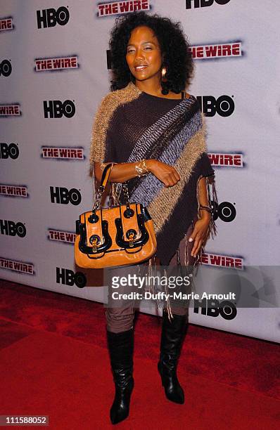 Sonja Sohn during HBO's "The Wire" New York Premiere -September 7, 2006 at Chelsea West Cinema in New York City, New York, United States.