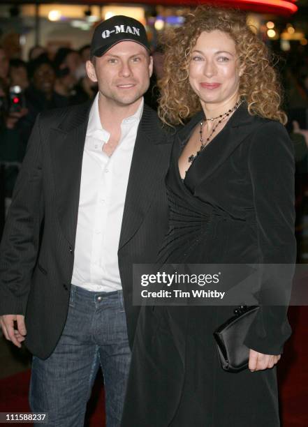Christian Slater and Alex Kingston during "Basic Instinct 2: Risk Addiction" World Premiere - Outside Arrivals at Vue Leicester Square in London,...