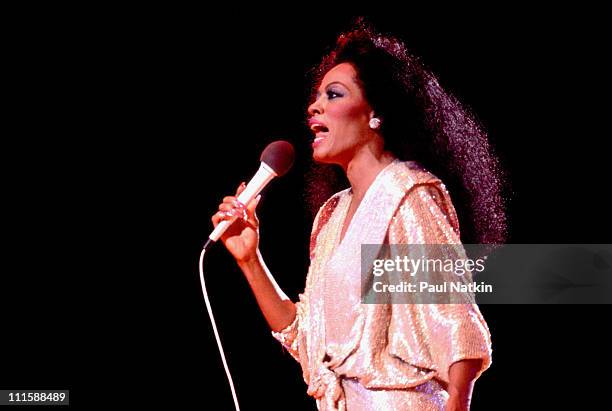 Diana Ross during Diana Ross in Concert - September 4, 1982 at Poplar Creek Music Theater in Chicago, Illinois, United States.