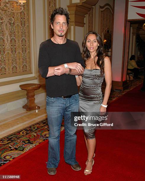 Chris Cornell and wife during Vegas Grand Prix Hosts a Star-Studded Charity Gala - April 5, 2007 at Bellagio Resort in Las Vegas, Nevada, United...