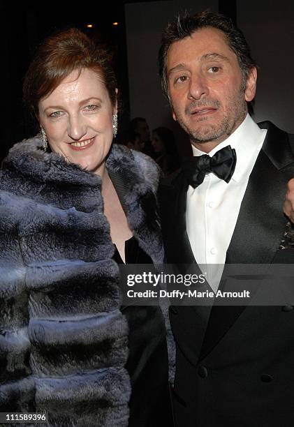 Glenda Bailey and Ralph Rucci during Chado Ralph Rucci 's 25th Anniversary Retrospective at F.I.T. Museum in New York City, New York, United States.