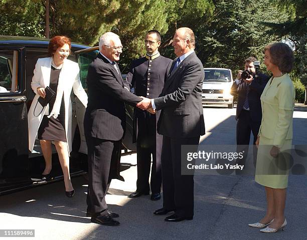 Livia Klausova, Vaclav Klaus, King Juan Carlos of Spain and Queen Sofia