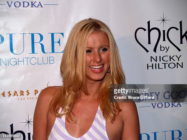 Nicky Hilton during 1st Anniversary Chick by Nicky Hilton Fashion Show at Caesars Hotel and Casino - Pure Nightclub in Las Vegas, Nevada, United...