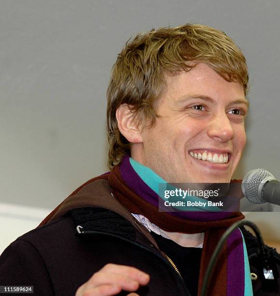 Barrett Foa during Broadway Stars Rally for Paper Mill Playhouse to Save Theater from Closing Doors - April 9, 2007 at Paper Mill Playhouse in...