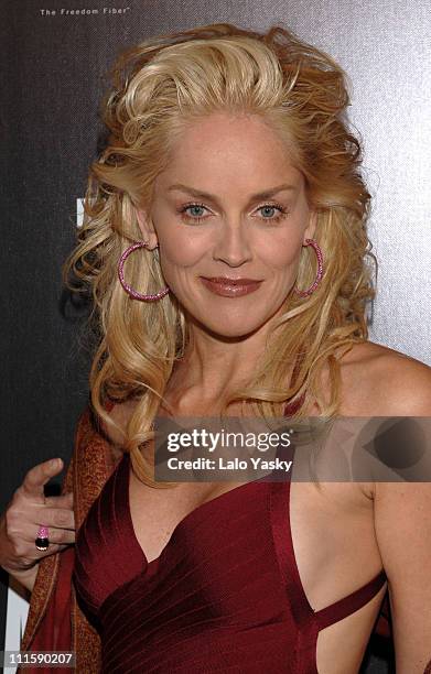 Sharon Stone during "Basic Instinct II: Risk Addiction" Madrid Premiere - Arrivals at Palacio de la Musica Cinema in Madrid, United States.