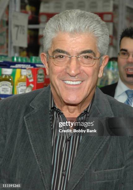 Frank Vincent during Frank Vincent Signs His New Book "A Guide To Being A Man's Man" at Sam's Club in Freehold - March 23, 2006 at Sam's Club in...