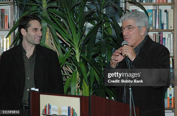 Steven Prigge and Frank Vincent during Frank Vincent Signs "A Guy's Guide to Being a Man's Man" at Book Revue in New York - March 25, 2006 at Book...