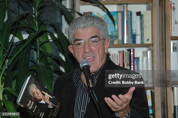 Frank Vincent during Frank Vincent Signs "A Guy's Guide to Being a Man's Man" at Book Revue in New York - March 25, 2006 at Book Revue in Huntington,...