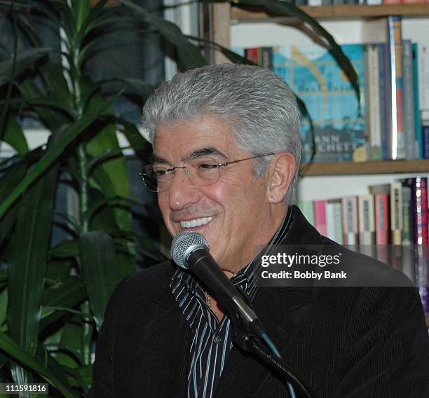 Frank Vincent during Frank Vincent Signs "A Guy's Guide to Being a Man's Man" at Book Revue in New York - March 25, 2006 at Book Revue in Huntington,...