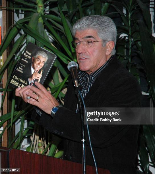 Frank Vincent during Frank Vincent Signs "A Guy's Guide to Being a Man's Man" at Book Revue in New York - March 25, 2006 at Book Revue in Huntington,...