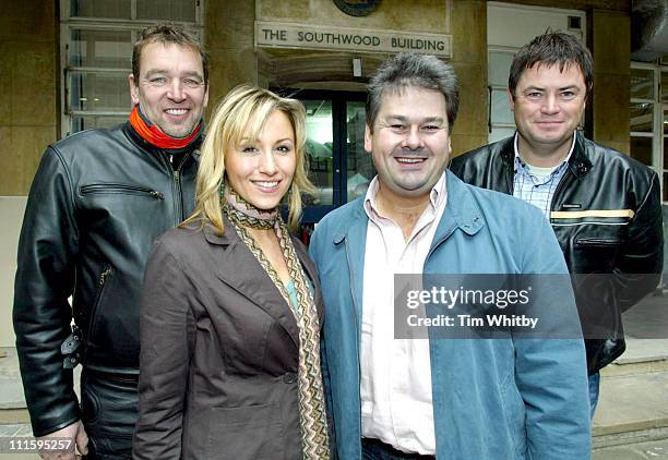 Mark Evans, Sophie Blake, Jason Dawe and Mike Brewer