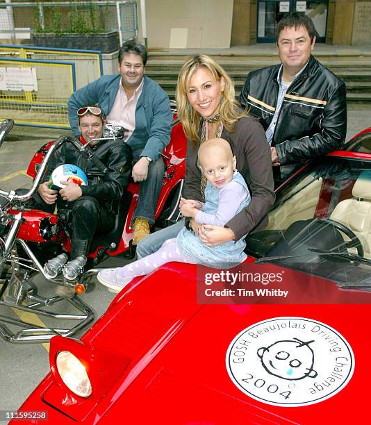 Mark Evans, Jason Dawe, Sophie Blake, wih patient Maddie Piddock and Mike Brewer