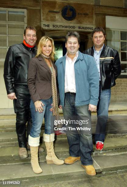 Mark Evans, Sophie Blake, Jason Dawe and Mike Brewer