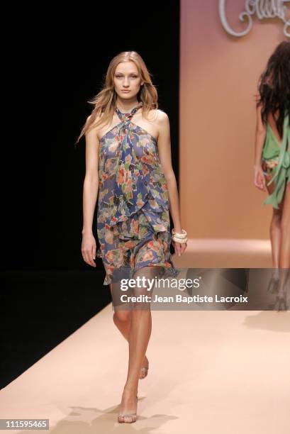 Collette Model Model wearing Collette Dinnigan during Paris Fashion Week Ready to ...