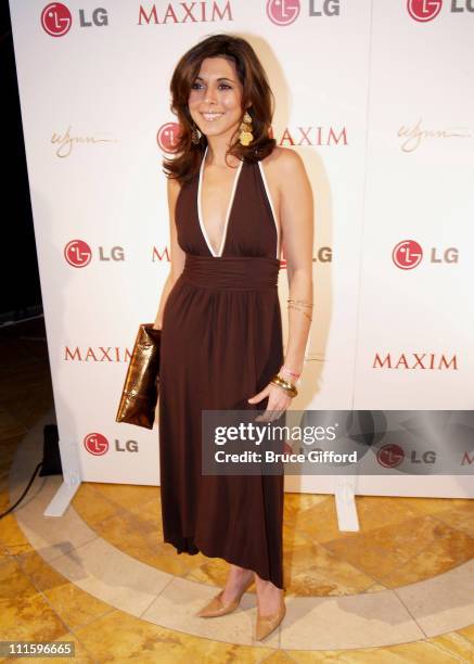 Jamie Lynn Sigler during Maxim Hot 100 Rock and Roll Poker Tournament - Inside and Arrivals at Wynn Las Vegas in Las Vegas, Nevada, United States.