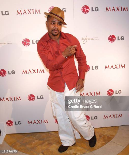 Cuba Gooding Jr. During Maxim Hot 100 Rock and Roll Poker Tournament - Inside and Arrivals at Wynn Las Vegas in Las Vegas, Nevada, United States.