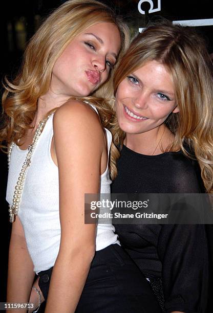 Julie Ordon and May Andersen during Grand Opening of the Stuart Hirsch Lite Touch Salon in New York City - April 25, 2007 at Stuart Hirsch Lite Touch...