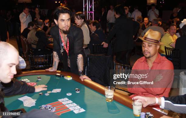 Dave Navarro and Cuba Gooding Jr. During Maxim Hot 100 Rock and Roll Poker Tournament - Inside and Arrivals at Wynn Las Vegas in Las Vegas, Nevada,...