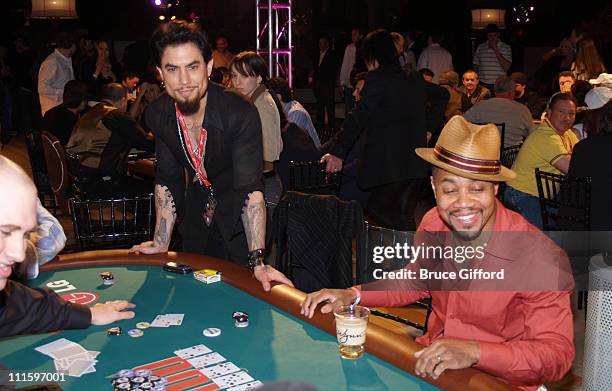 Dave Navarro and Cuba Gooding Jr. During Maxim Hot 100 Rock and Roll Poker Tournament - Inside and Arrivals at Wynn Las Vegas in Las Vegas, Nevada,...