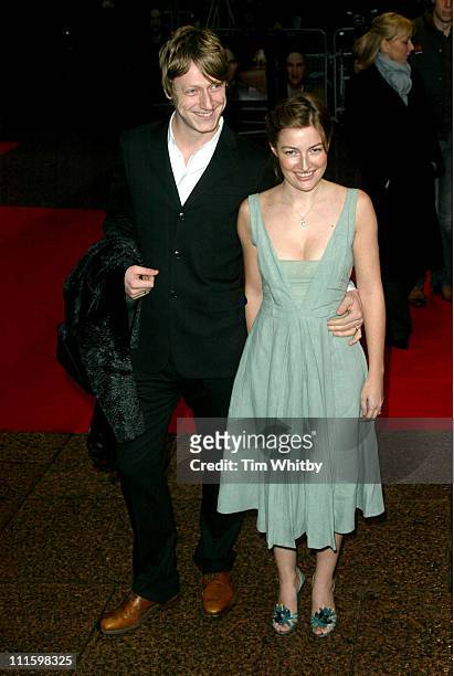 Dougie Payne and Kelly MacDonald during "Finding Neverland" London Benefit Premiere for Great Ormond Street Hospital - Arrivals at Odeon Leicester...
