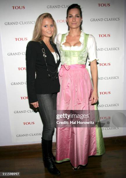 Patricia Kamp and Alexandra Kamp during GRAND CLASSICS: Films With Style Screening of "Incident at Oglala" Hosted by Vivienne Westwood at Soho House...