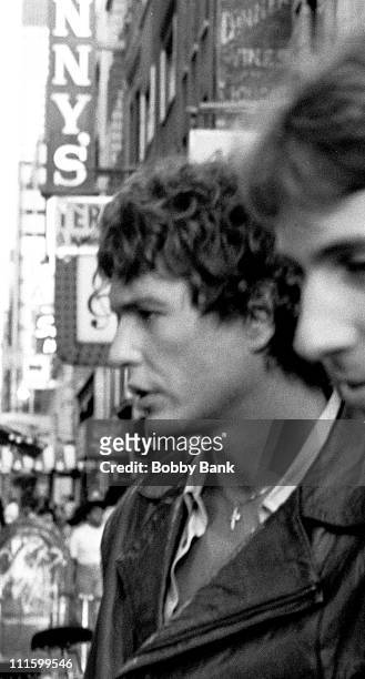 Tom Berenger during Tom Berenger Sighting on the "Fear City" Set - July 1, 1973 at New York City in New York City, New York, United States.