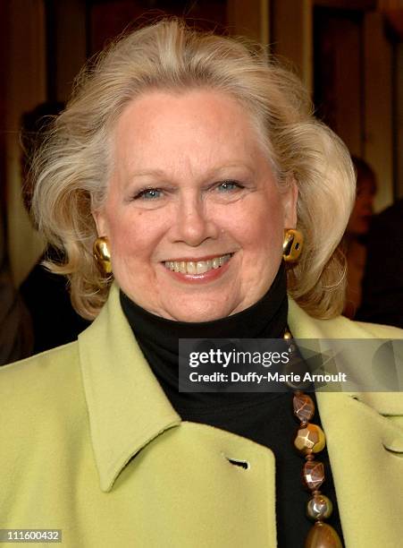 Barbara Cook during National Theatre's Coram Boy Opening - Arrivals and Curtain Call at Imperial Theatre in New York City, New York, United States.