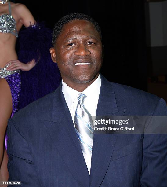 Dominique Wilkins during NBA Legends Unveil 2007 NBA All-Star Logo at Fashion Show Mall in Las Vegas, NV, United States.