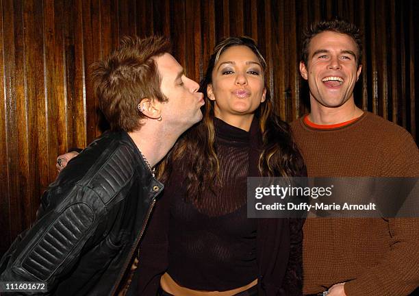 Steven, Marianela and Dylan from "Fuse" during Simple Plan Album Release Party for "Still Not Getting Any..." - October 27, 2004 at Hiro Ballroom in...