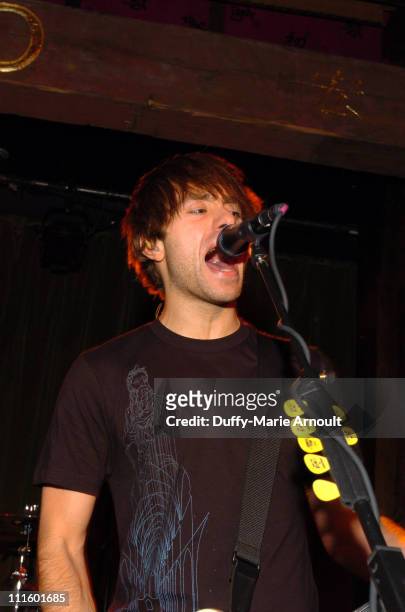 Sebastien Lefebvre during Simple Plan Album Release Party for "Still Not Getting Any..." - October 27, 2004 at Hiro Ballroom in New York City, New...