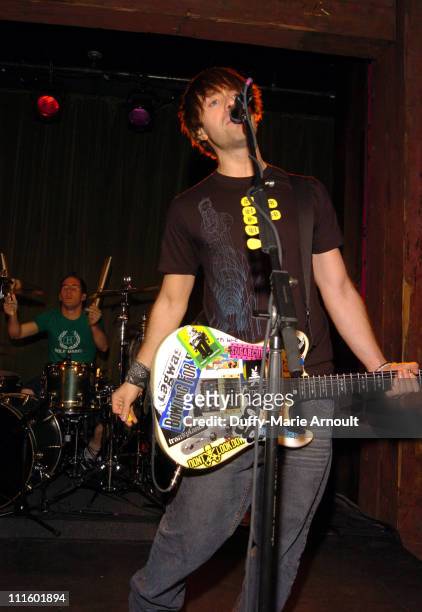 Sebastien Lefebvre during Simple Plan Album Release Party for "Still Not Getting Any..." - October 27, 2004 at Hiro Ballroom in New York City, New...