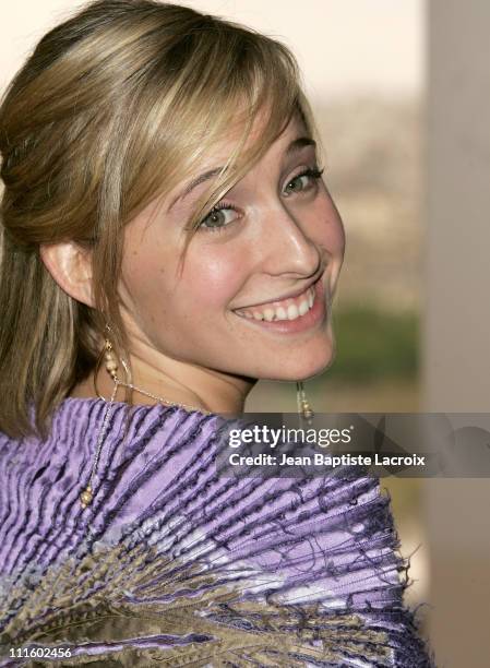 Allison Mack during 13th Jules Verne Film Festival - Allison Mack Photocall at Eiffel Tower in Paris, France.