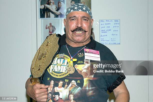 The Iron Sheik during Big Apple Con: Comic Book, Art, Toy and SciFi Expo - September 16, 2006 at Penn Plaza Pavilion in New York City, New York,...